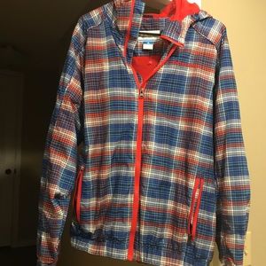 Columbia Omni-Shade plaid jacket